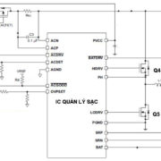 mạch cấp nguồn và sạc pin