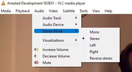 Bật Mono Audio trong VLC Media Player